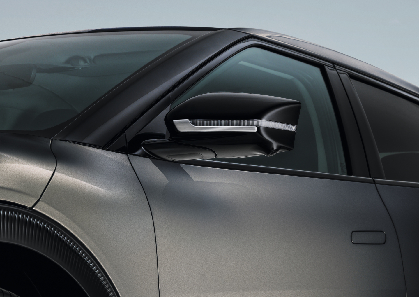 Genuine Kia EV6 - Door Mirror Caps, Brushed Aluminium image 1