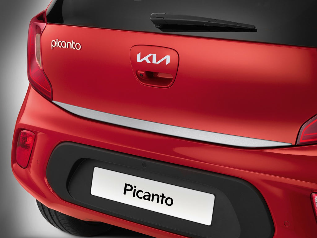 Genuine Kia Picanto (JA) Tailgate Trim Line, Silver G6491ADE00SL image 1