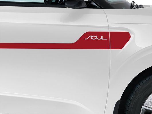 Genuine Kia Soul EV (SK3) - Body Decals Razor, Red J2200ADE00RD image 1