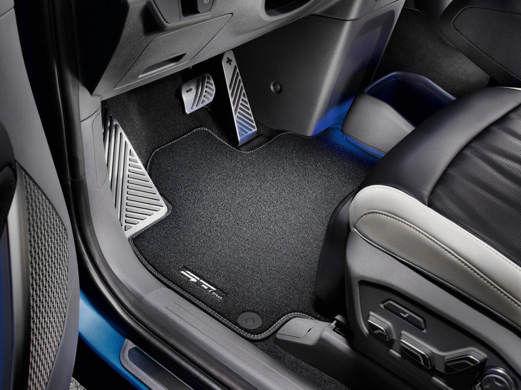 Genuine Kia EV9 - Velour Carpet Floor Mats (Front Row) - GT Line DO143ADE101GLE image 1