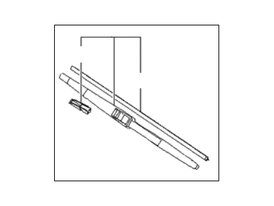 Rear Window Wiper Blade Kia Rio 2005 2011 983601G001 image 1