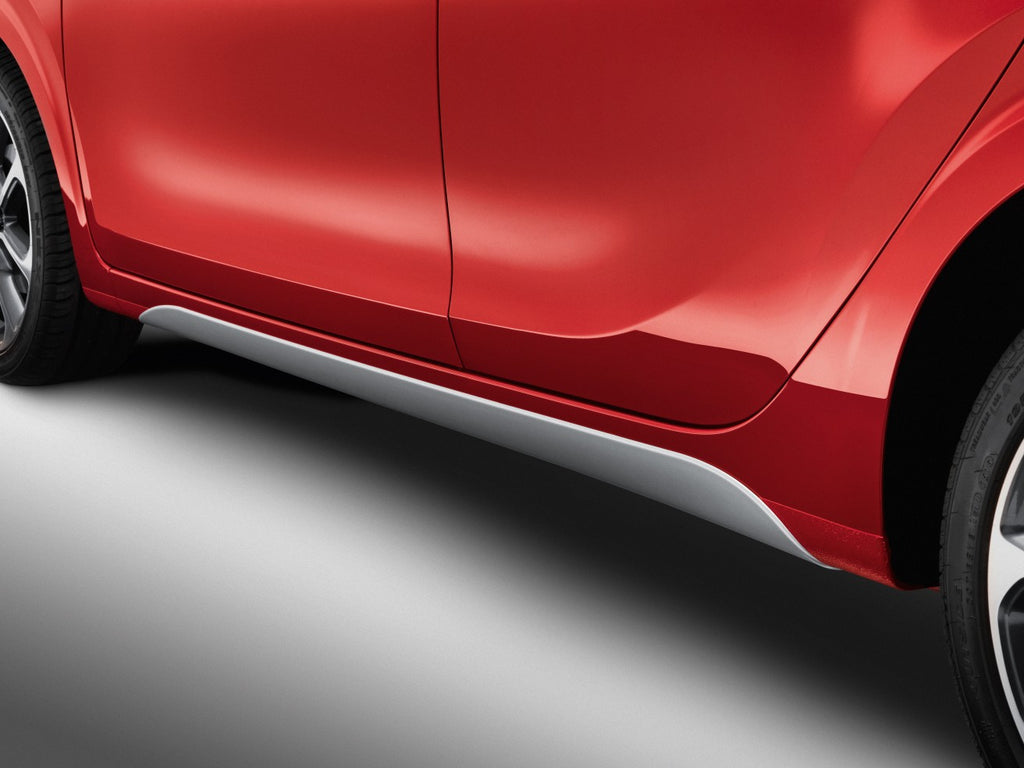 Genuine Kia Picanto (JA) Side Skirts, Silver G6420ADE00SL image 1