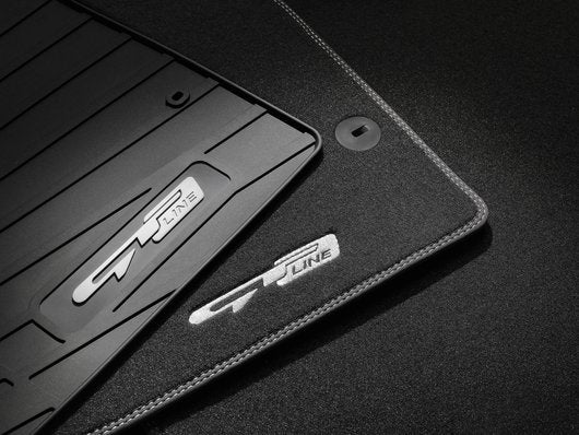 Genuine Kia Rio/Stonic - Velour Carpet Floor Mats - GT Line H8143ADE10GL image 1