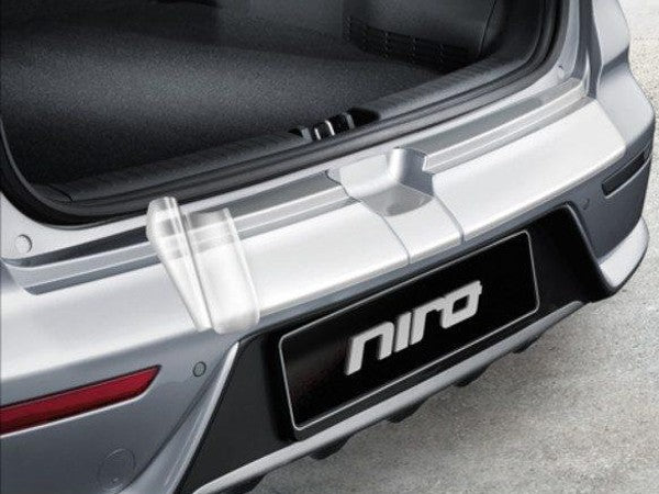 Kia Niro 2019-2022 Transparent Rear Bumper Protection Foil G5272ADE50TR image 1
