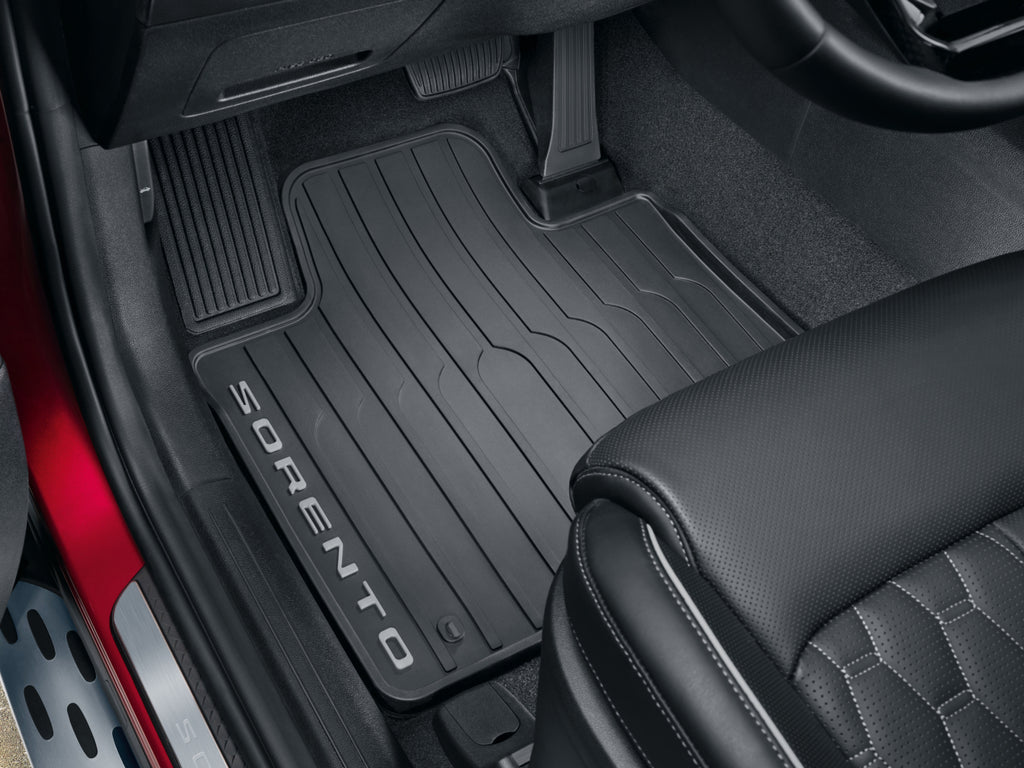 Genuine Kia Sorento (MQ4) Rubber Floor Mats All Weather - HEV PHEV P4131ADE10 image 1