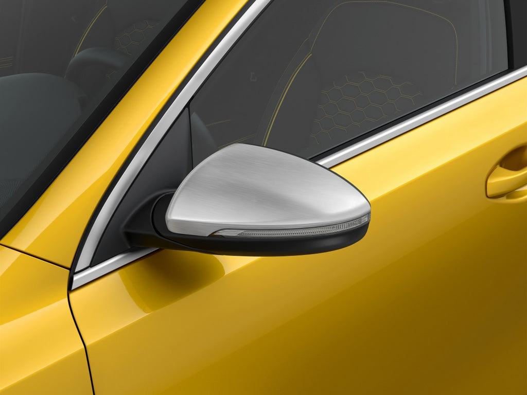 Kia Ceed (2018-Onwards) Brushed Steel Side Mirror Caps With Indicators J7431ADE00BR image 1