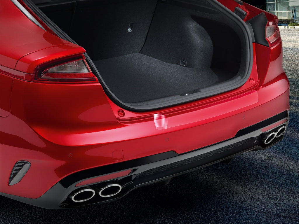Genuine Kia Stinger (CK) Rear Bumper Protection Foil Transparent J5272ADE00TR image 1