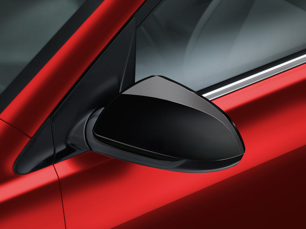 Rio Black Door Mirror Caps 2017 Onwards Without LED Indicators H8431ADE10BL image 1