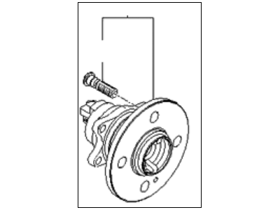 Kia Picanto Rear Hub Bearing 2008 527501g101 image 1
