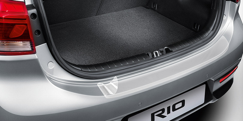 Genuine Kia Rio 5DR (YB) Rear Bumper Protection Foil, Transparent H8272ADE00TR image 1