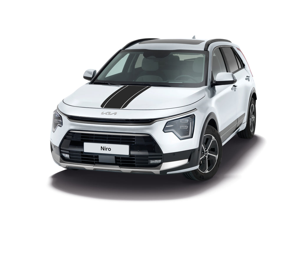 Kia Niro (SG2) - Decals, Racing Stripes, Glossy Black AT200ADE10BL image 1