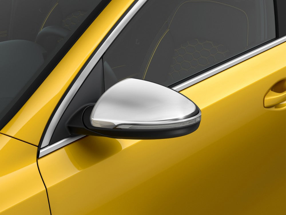 Genuine Kia Ceed, XCeed, ProCeed - Door Mirror Caps, Chrome J7431ADE00ST image 1