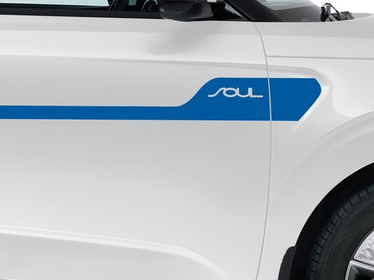 Genuine Kia Soul EV (SK3) - Body Decals Razor, Ocean Blue J2200ADE00BU image 1