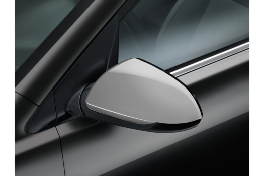 Rio Silver Door Mirror Caps 2017 Onwards Without LED Indicators H8431ADE10SL image 1