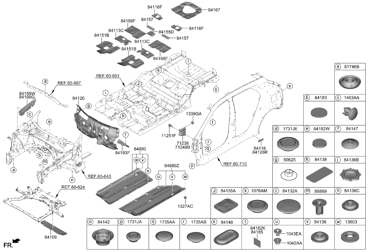 Kia Niro 2022-Onward Sill Stone Chip Foil 84167-AT000 image 1