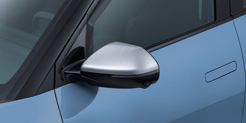 Genuine Kia EV2 Door Mirror Caps, Aluminium