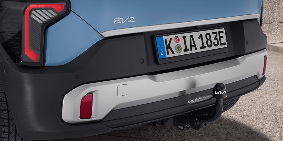 Genuine Kia EV2 Tailgate Trim Line, Aluminium