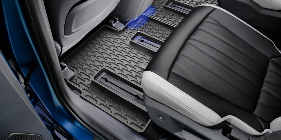 Genuine Kia EV9 - Rear Rubber Mats - 6 seater DO131ADE20R6S