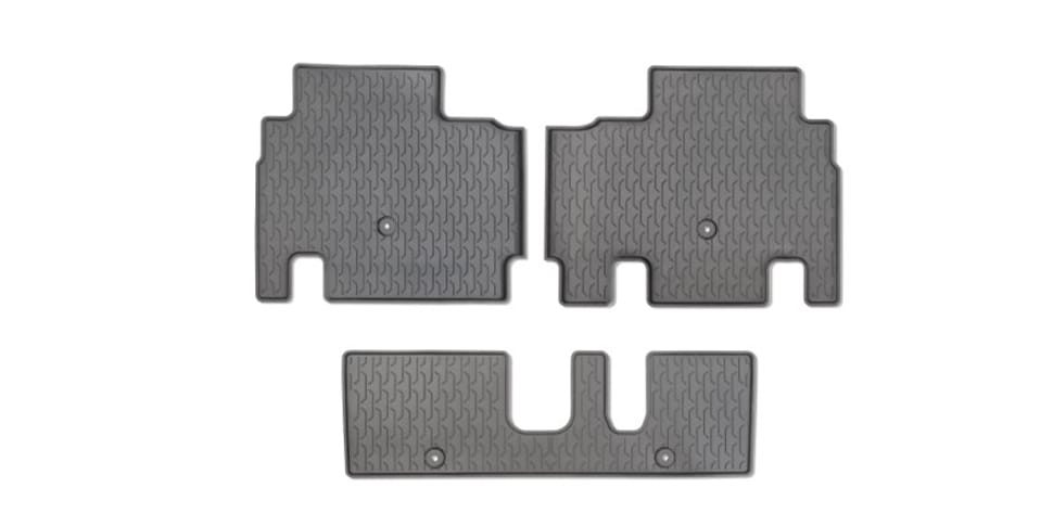 Genuine Kia EV9 - Rear Rubber Mats - 7 seater DO131ADE20R7